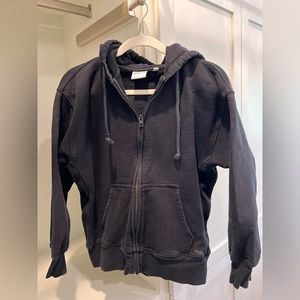 TNA- Cozy fleece sweatshirt - Black -XS